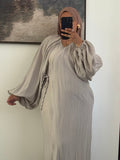 Robe cache-coeur MAYA - beige